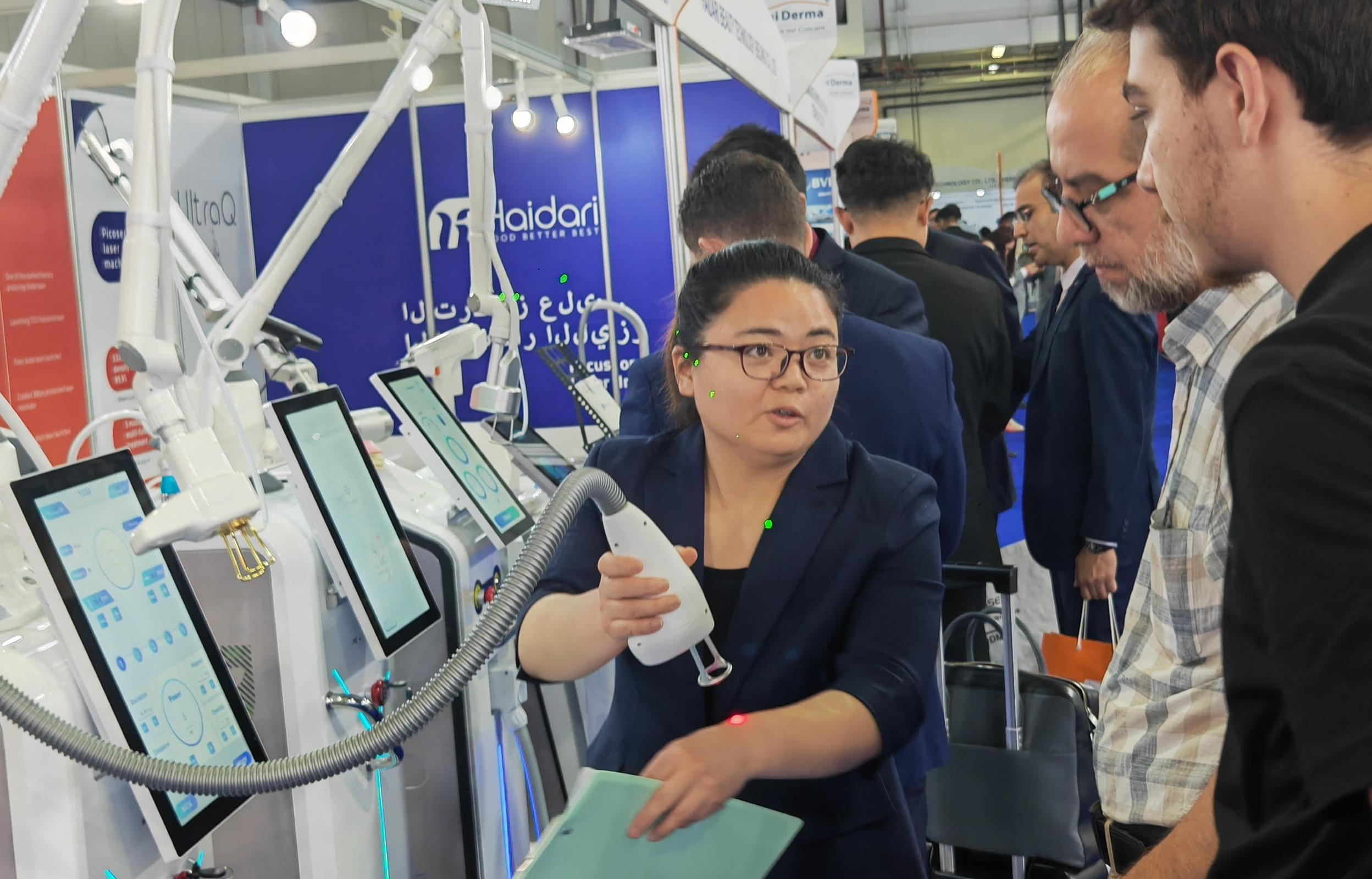 Haidari Laser Showcases Advanced Aesthetic Lasers at Dubai Expo